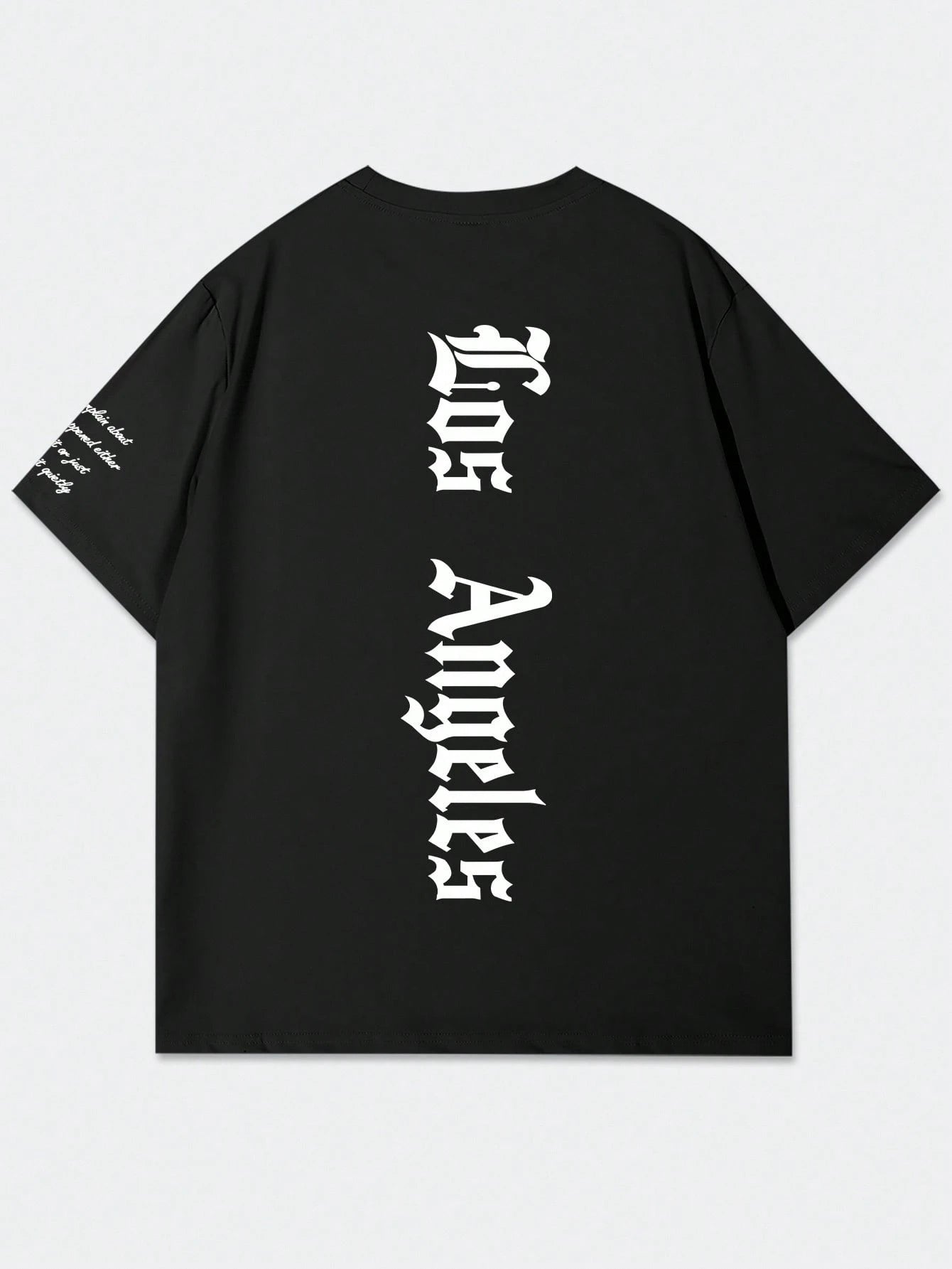 Manfinity EMRG Men'S Letter Print Drop Shoulder T-Shirt