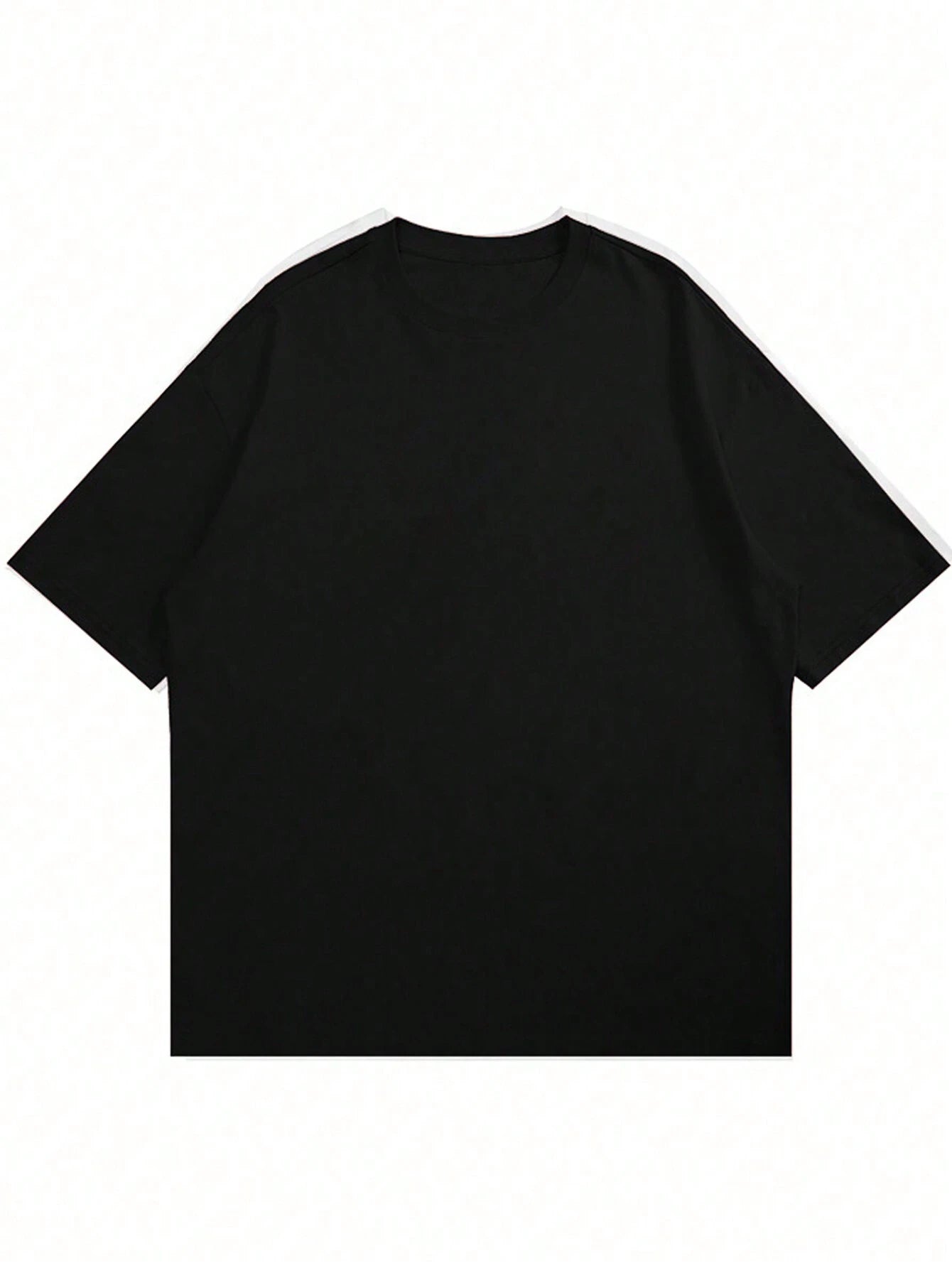 2025 Men Floral Print round Neck Short Sleeve Casual T-Shirt, Summer
