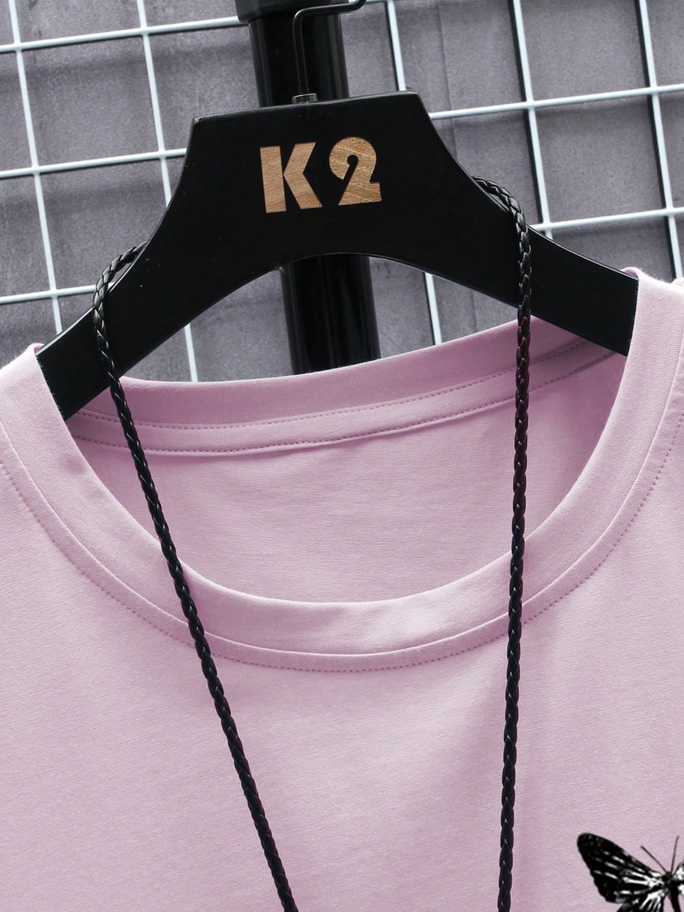 Manfinity EMRG Men T-Shirts Fit Crew Neck Short Sleeve Graphic Tee Butterfly Street Summer Polyester
