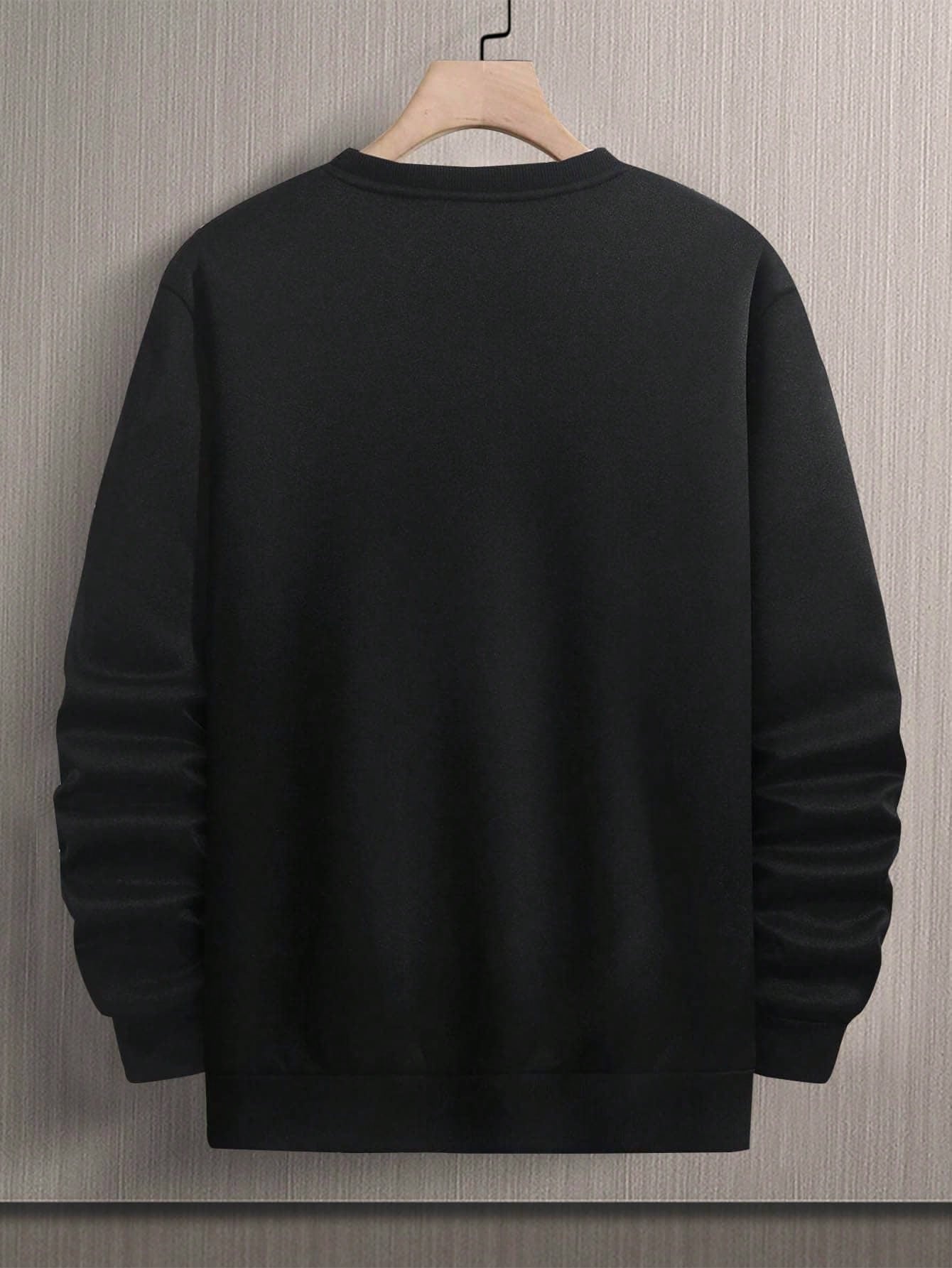 Manfinity Homme Men Hand Print Sweatshirt