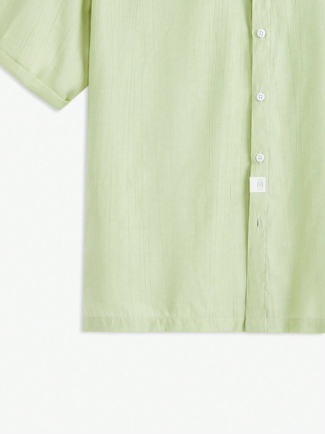 AKNOTIC Business Casual Men'S Woven Stand Collar Short Sleeve Casual Shirt, Suitable for Summer