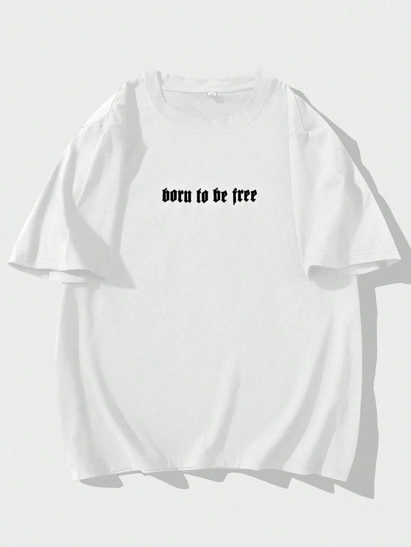 Manfinity EMRG Men Loose Fit Short Sleeve T-Shirt with Character Graphic Print, Street Wear, Boyfriend Gift