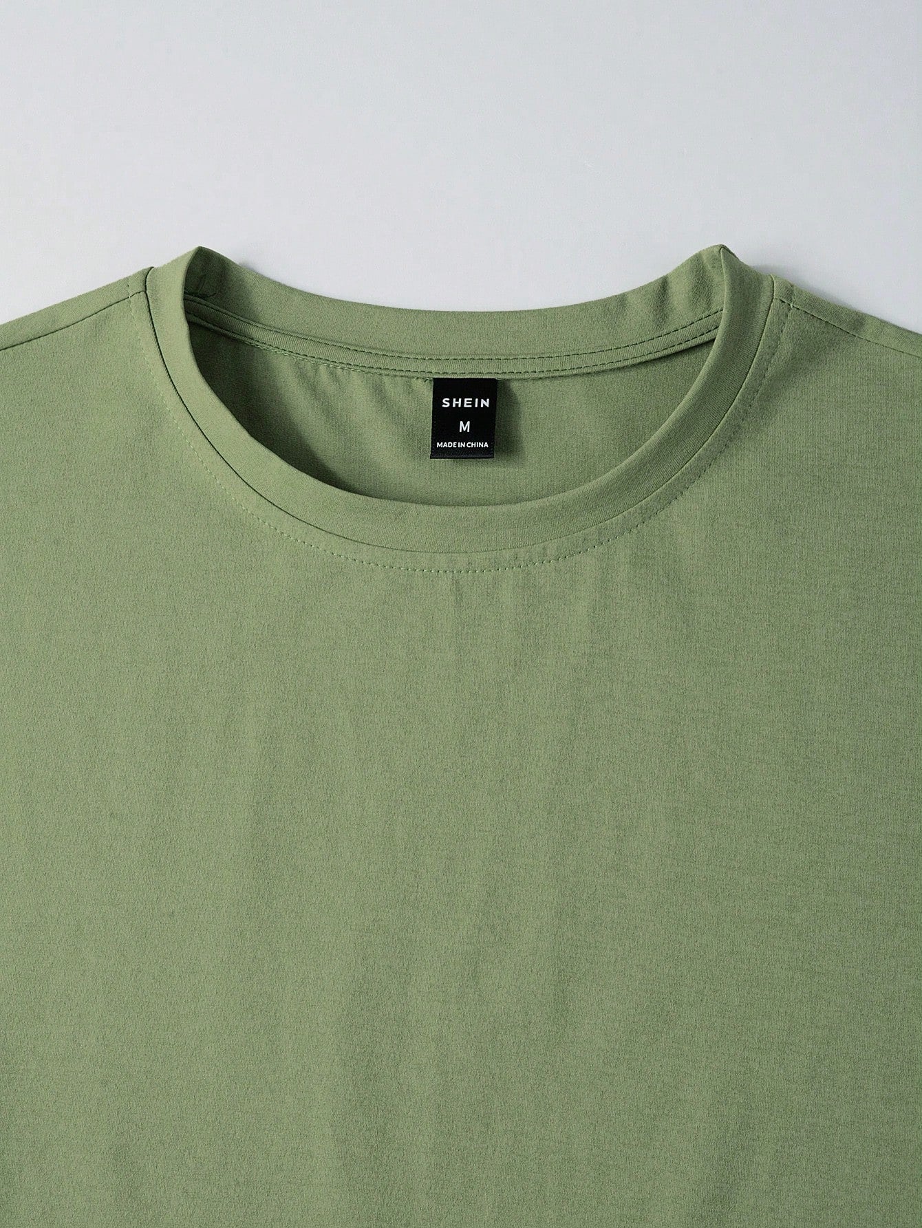 Manfinity RSRT Men T-Shirts Fit Crew Neck Drop Shoulder Short Sleeve Graphic Tee Casual Summer Polyester