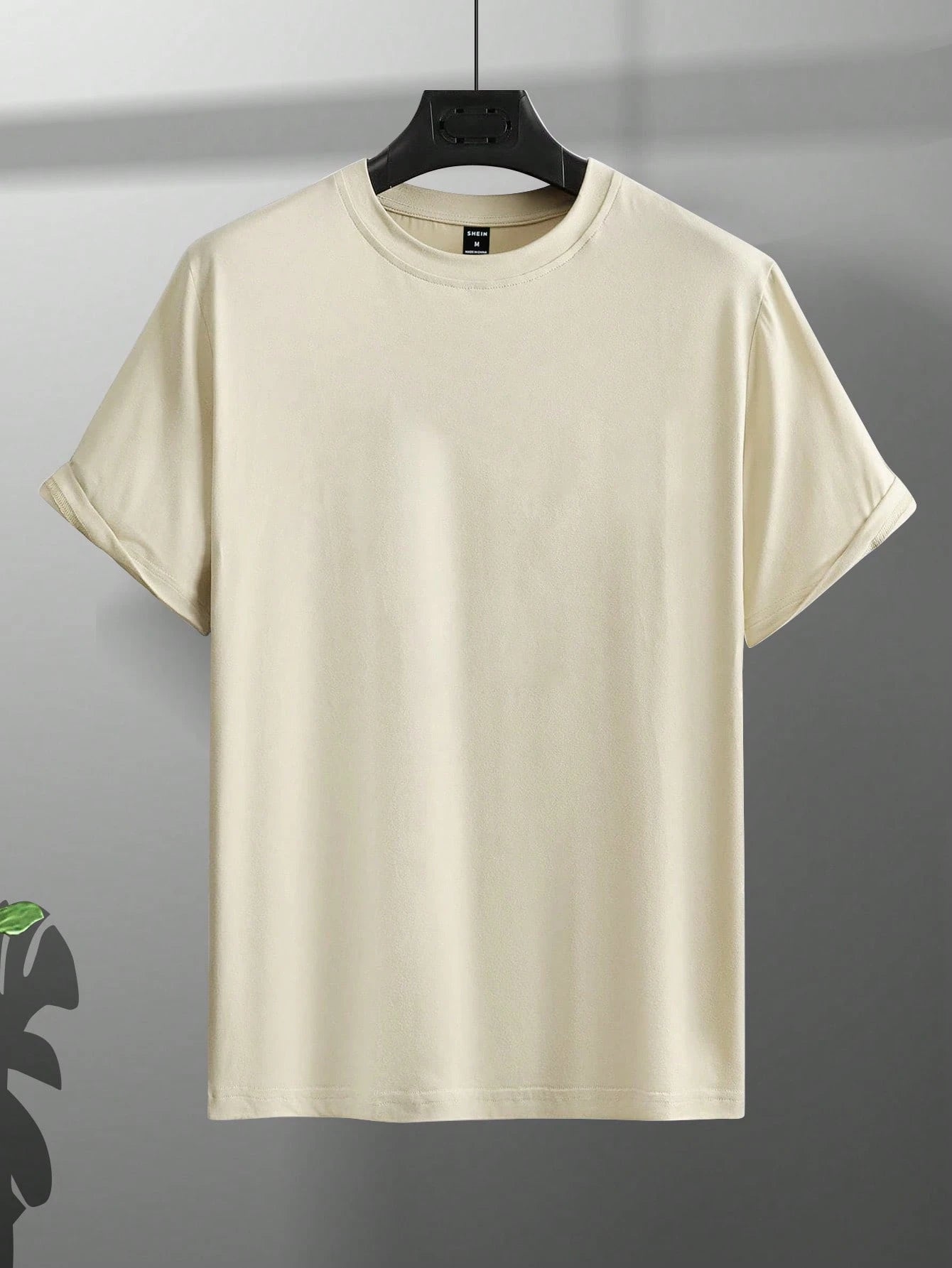 Manfinity RSRT Men T-Shirts Fit Crew Neck Drop Shoulder Short Sleeve Graphic Tee Casual Summer Polyester
