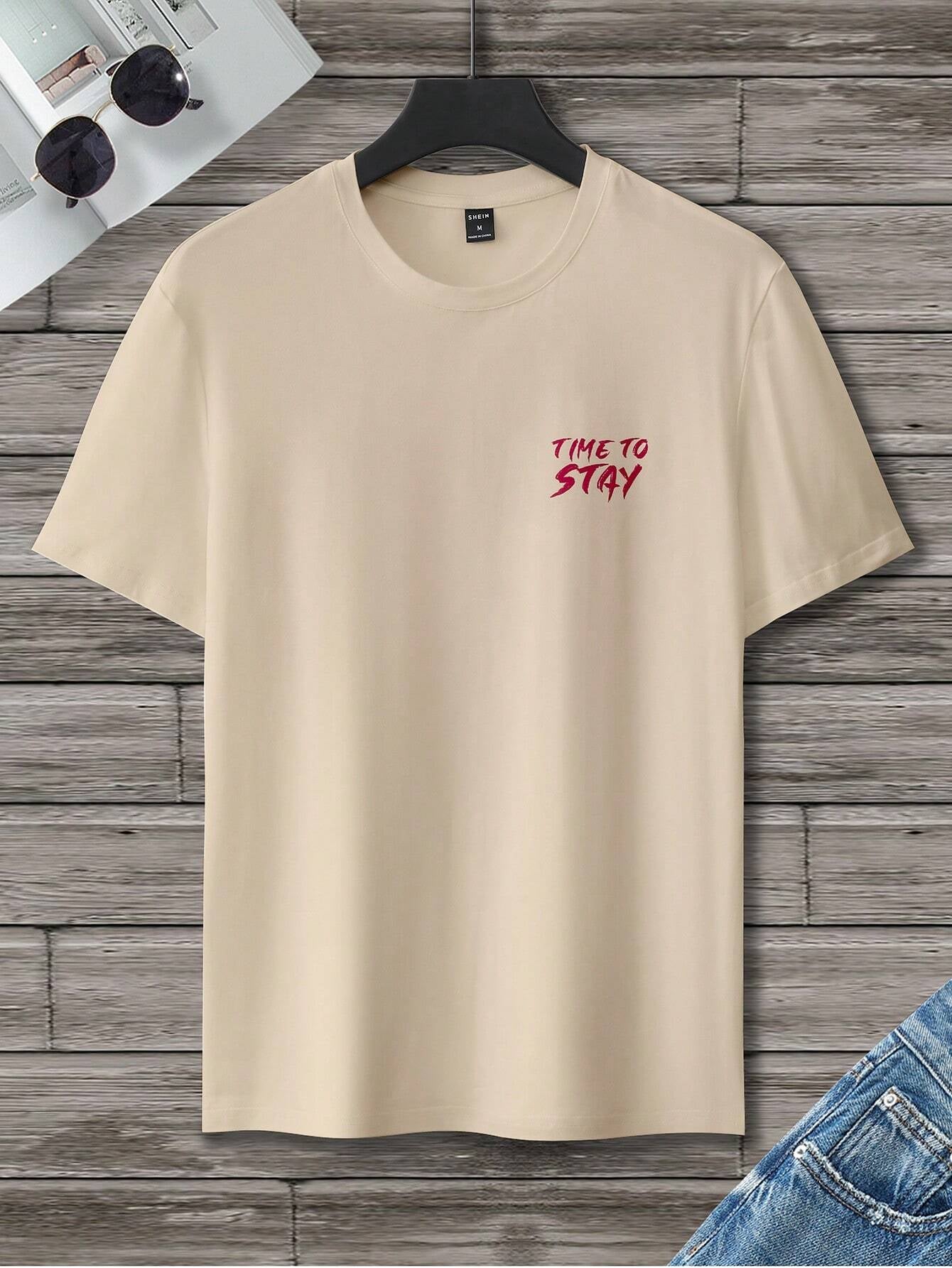 Manfinity Homme Men T-Shirts Fit Crew Neck Short Sleeve Graphic Tee Eye Goth Street Summer Polyester