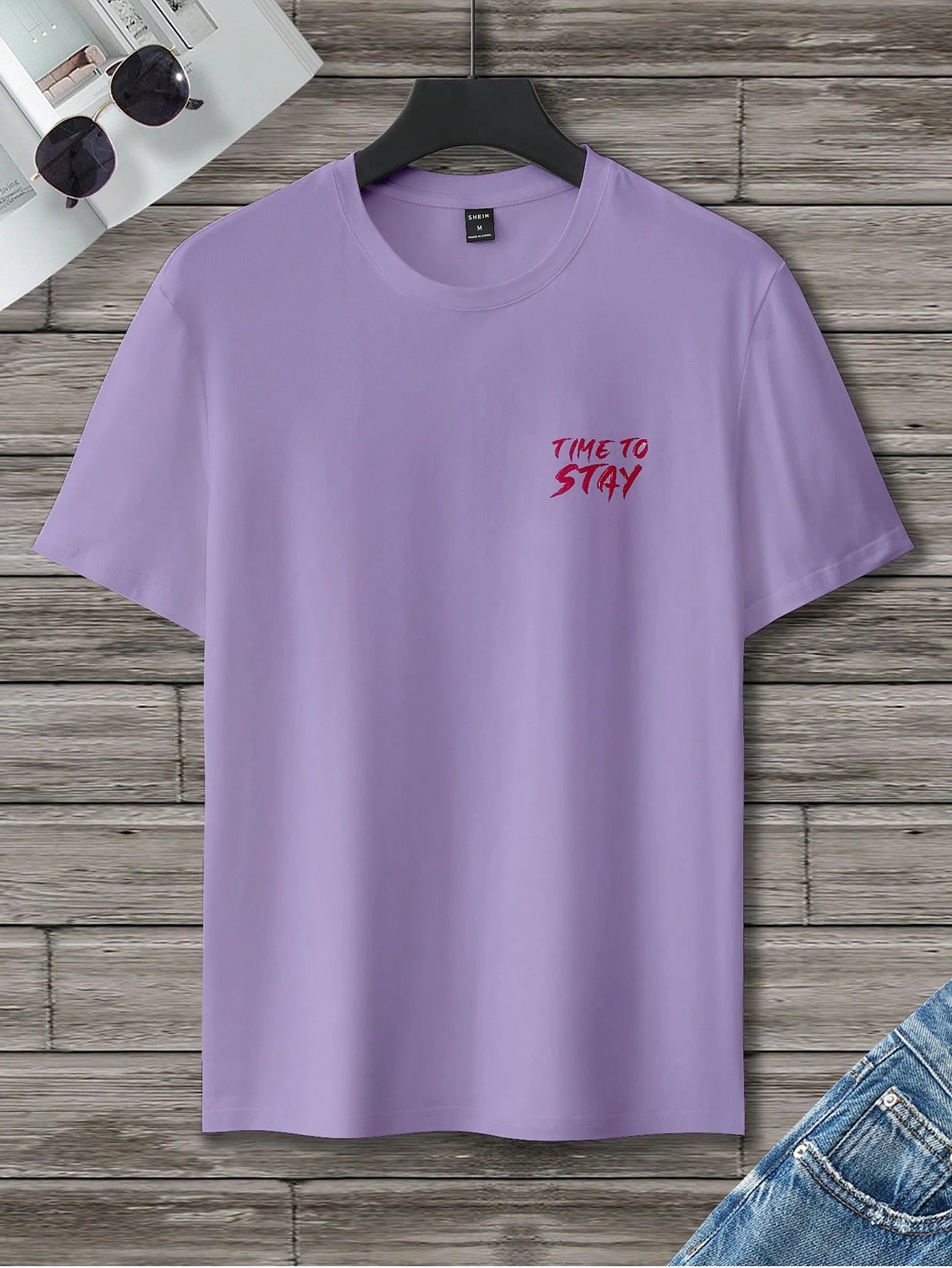 Manfinity Homme Men T-Shirts Fit Crew Neck Short Sleeve Graphic Tee Eye Goth Street Summer Polyester