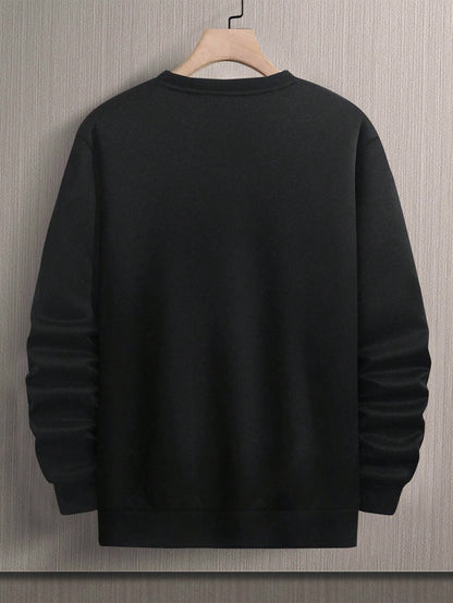 Manfinity Homme Men Hand Print Sweatshirt