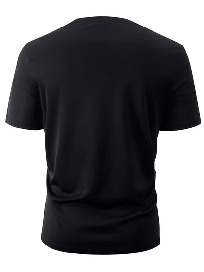 Manfinity Homme Men Letter Graphic Casual Short Sleeve Tee, Boyfriend Gift